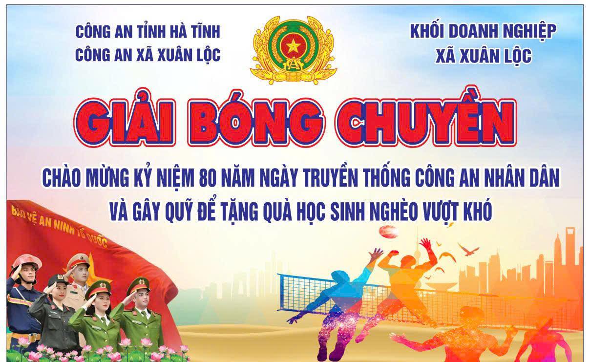 Công an xã Xuân Lộc tổ chức trận bóng chuyền giao hữu giữa đội bóng chuyền Công an xã Xuân Lộc và CLB Bóng chuyền khối các doanh nghiệp trên địa bàn xã Xuân Lộc