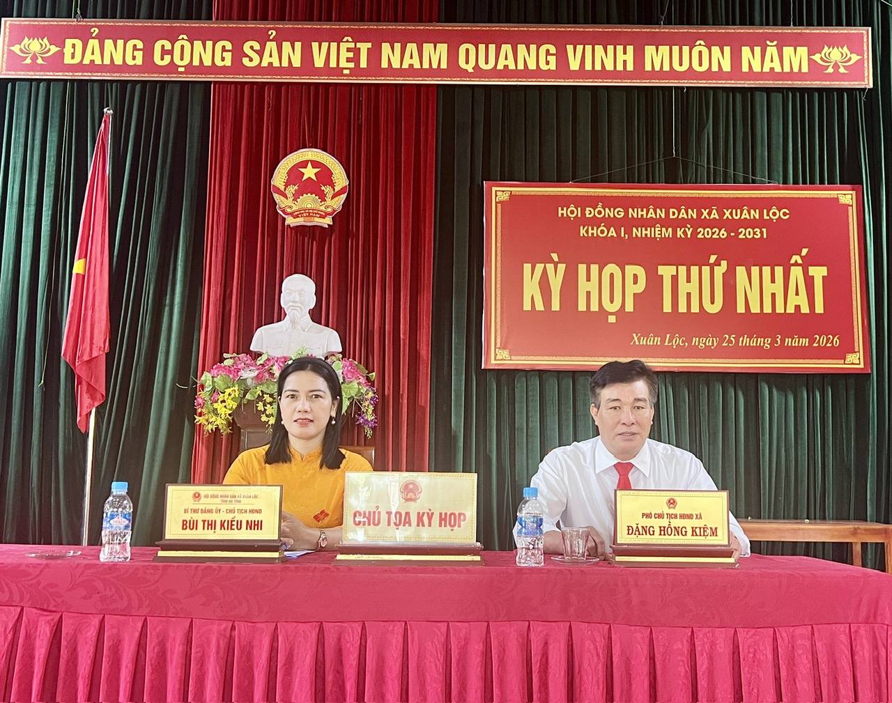 HỘI ĐỒNG NHÂN DÂN XÃ XUÂN LỘC TỔ CHỨC KỲ HỌP THỨ NHẤT, KHÓA I, NHIỆM KỲ 2026–2031