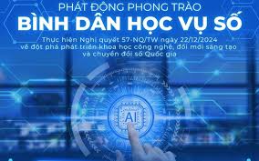 Tham gia các khoá học qua nền tảng "Bình dân học vụ số"