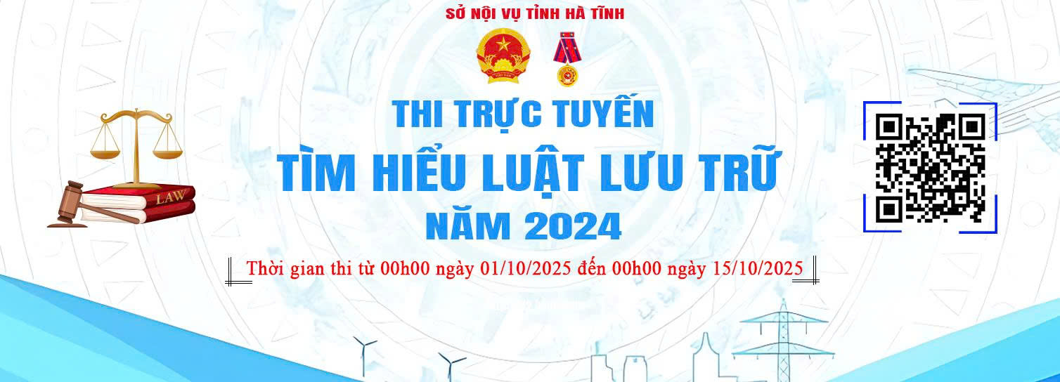 V/v hưởng ứng cuộc thi trực tuyến “Tìm hiểu Luật Lưu trữ năm 2024” 