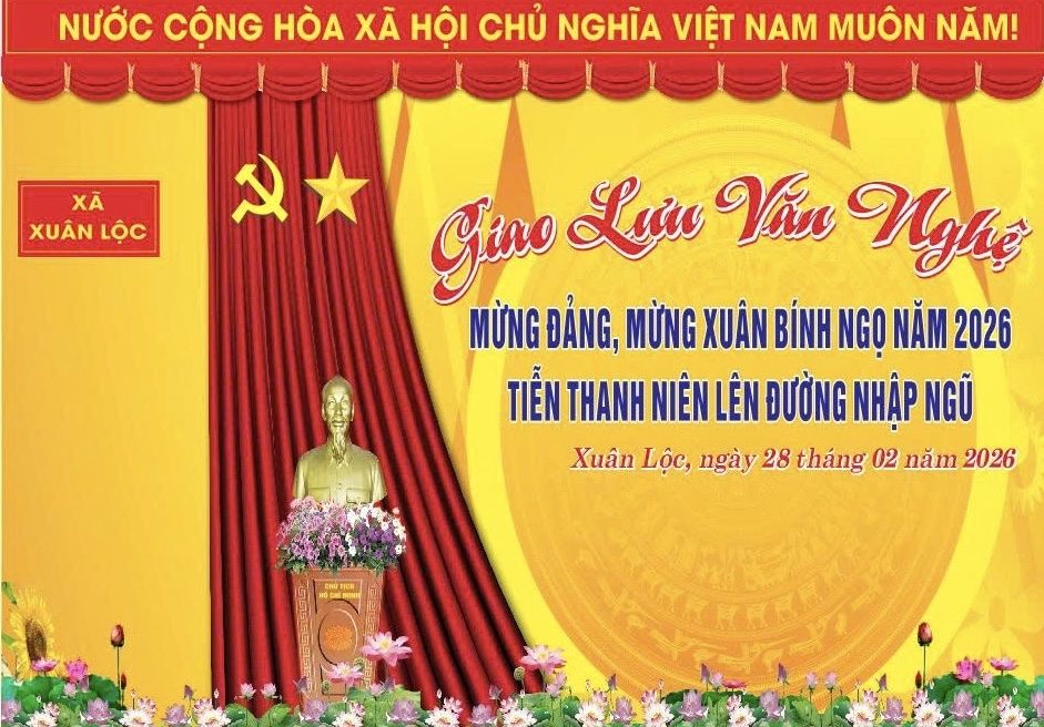 ĐÊM GIAO LƯU VĂN NGHỆ MỪNG ĐẢNG, MỪNG XUÂN, TIỄN THANH NIÊN LÊN ĐƯỜNG NHẬP NGŨ XUÂN BÍNH NGỌ 2026