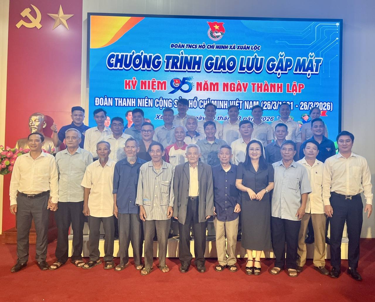 Đoàn xã Xuân Lộc gặp mặt nhân kỷ niệm 95 năm Ngày thành lập Đoàn TNCS Hồ Chí Minh (26/3/1931 – 26/3/2026)