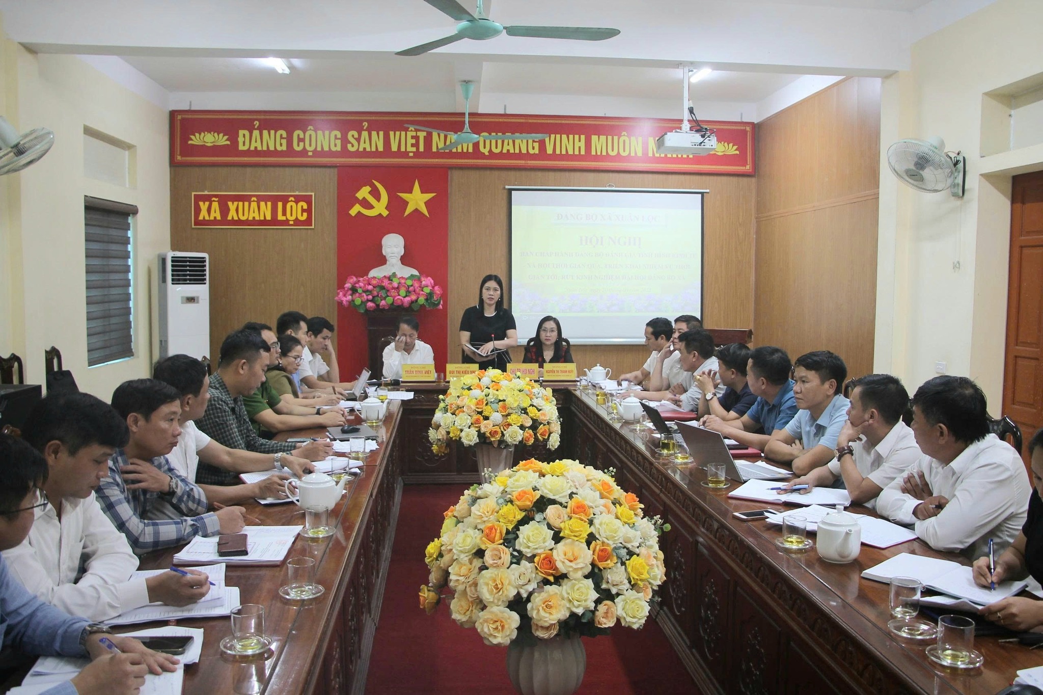 Ban Chấp hành Đảng bộ xã Xuân Lộc tổ chức Hội nghị đánh giá tình hình kinh tế, xã hội, công tác xây dựng Đảng thời gian qua, triển khai nhiệm vụ thời gian tới