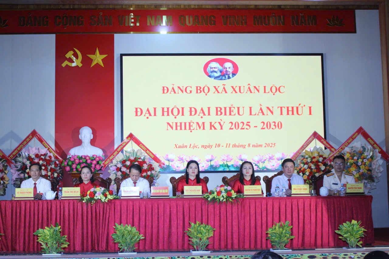 Đảng bộ xã Xuân Lộc đại hội nhiệm kỳ 2025-2030