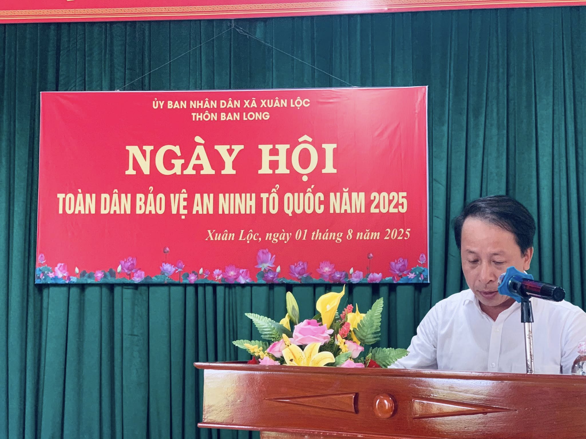 Xã Xuân Lộc tổ chức Ngày hội Toàn dân bảo vệ an ninh Tổ quốc năm 2025 "điểm" cấp xã tại thôn Ban Long