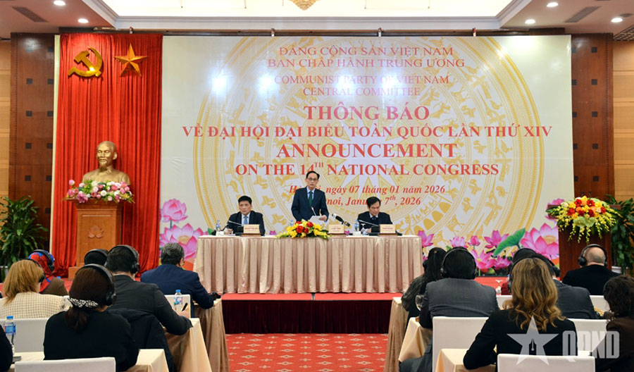 Thông báo về Đại hội đại biểu toàn quốc lần thứ XIV của Đảng Cộng sản Việt Nam tới các cơ quan đại diện ngoại giao nước ngoài, các tổ chức quốc tế tại Việt Nam