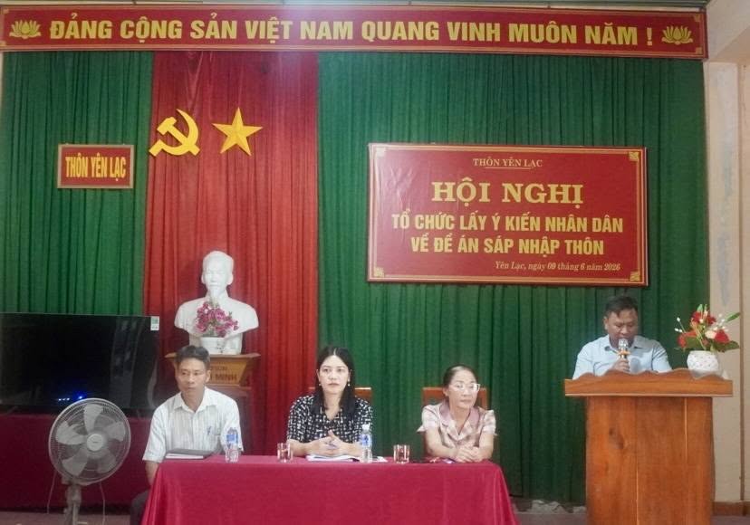 Xã Xuân Lộc hoàn thành việc lấy ý kiến cử tri đại diện hộ gia đình về Đề án sáp nhập thôn