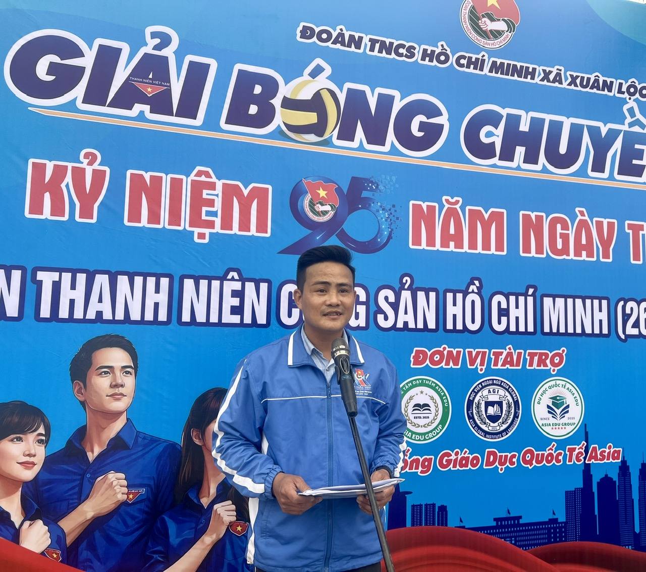 GIẢI BÓNG CHUYỀN NAM THANH NIÊN XÃ XUÂN LỘC - NGÀY HỘI THANH NIÊN 