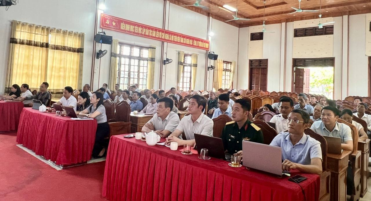 XUÂN LỘC THAM DỰ HỘI NGHỊ TRỰC TUYẾN TOÀN QUỐC TỔNG KẾT CÔNG TÁC BẦU CỬ