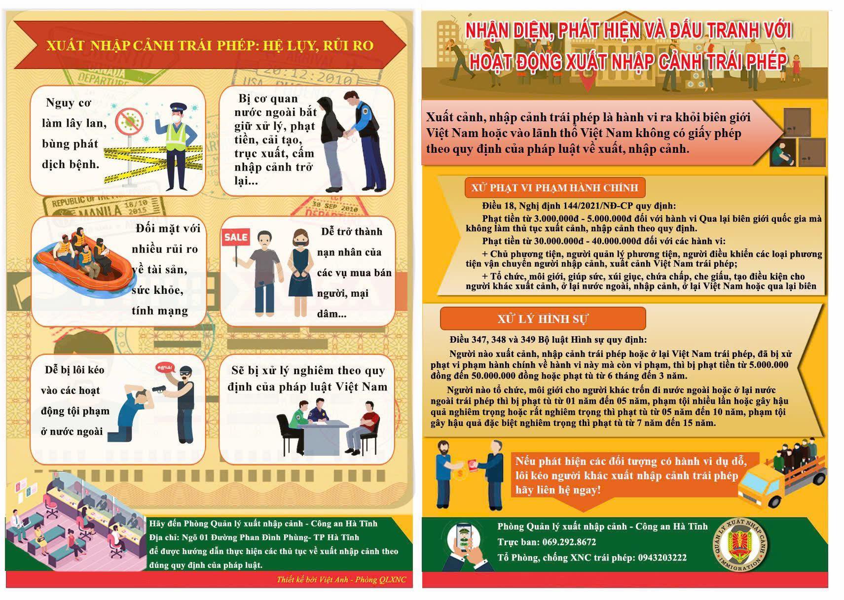 Nhận diện - Phát hiện - Đấu tranh với hoạt động xuất nhập cảnh trái phép 